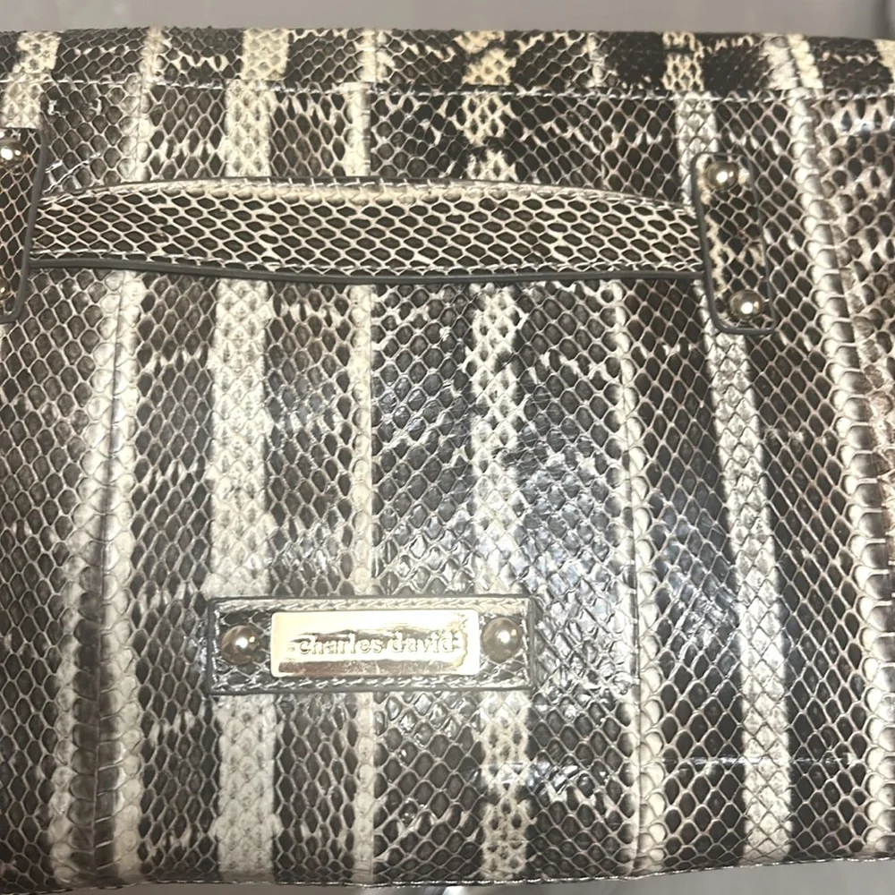 Genuine Python Skin clutch